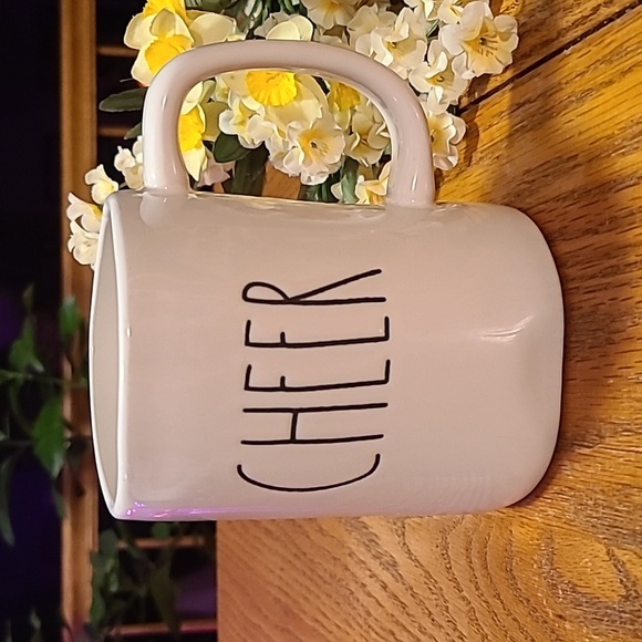 Rae Dunn CHEER Mug - Picture 1 of 8